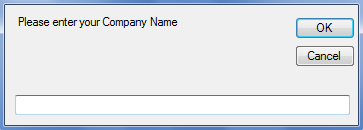 1. Company Name input