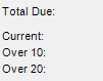 9. Invoice Amount display