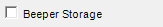 9. Beeper Storage checkbox