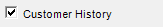 11. Customer History checkbox