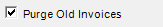 20. Purge Old Invoices checkbox