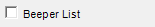 27. Beeper List checkbox