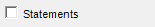 33. Statements checkbox