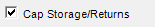 34. Cap Storage / Returns checkbox
