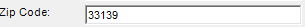 7. Zip Code Field