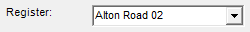 15. Store Register Drop down