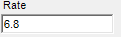 6. Rate Name Field