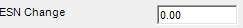 4. ESN Change Surcharge Field