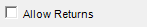 4. Allow Returns check