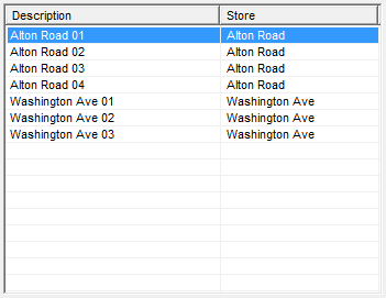 1. Company Cash Registers listbox