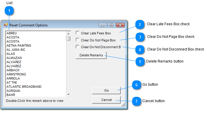 Reset Comment Options