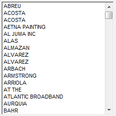 1.  List