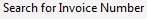 2. Search for Invoice Number 