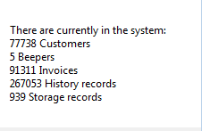 1. Quick Totals Popup display