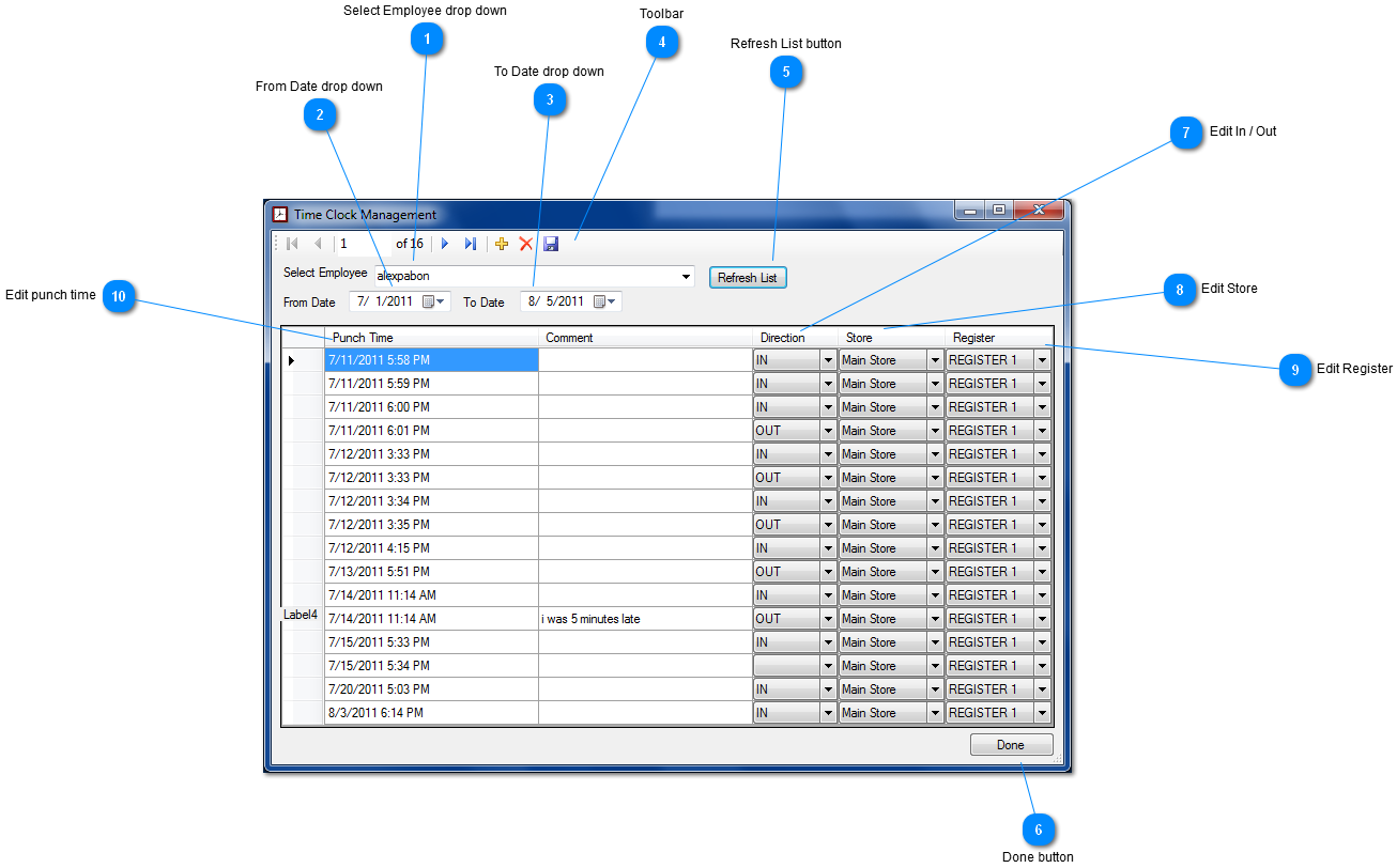 Time Clock Management 