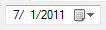 2. From Date drop down