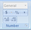 14. Number toolbar