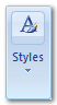 1. Styles button