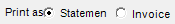 9. Print as Radio Button Options