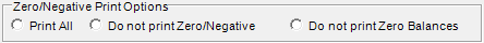 2. Zero / Negative Print Options