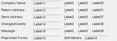 1. Mailing Values Display