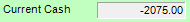 2. Current Register Cash Deposit Amount Display Field
