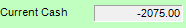 2. Current Register Cash Deposit amount Display Field