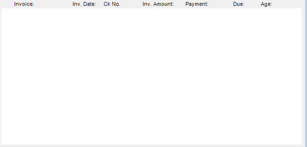 7. Invoice Output Area
