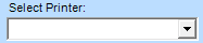 24. Select Printer Dropdown