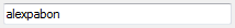 2. User name box